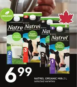 Sobeys NATREL ORGANIC Milk offer