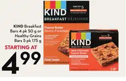 Sobeys KIND Breakfast Bars offer