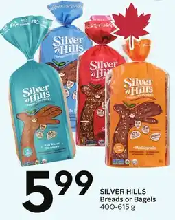 Sobeys SILVER HILLS Breads or Bagels offer