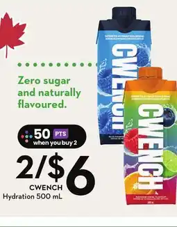 Sobeys CWENCH Hydration offer