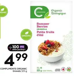 Sobeys COMPLIMENTS ORGANIC Granola offer