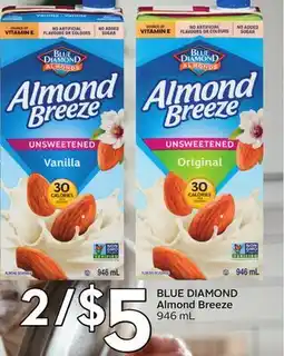 Sobeys BLUE DIAMOND Almond Breeze offer