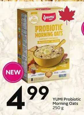 Sobeys YUMI Probiotic Morning Oats offer