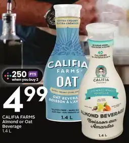 Sobeys CALIFIA FARMS Almond or Oat Beverage offer