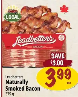 Farm Boy Leadbetters Naturally Smoked Bacon offer