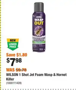 Home Depot WILSON 1 Shot Jet Foam Wasp & Hornet Killer offer