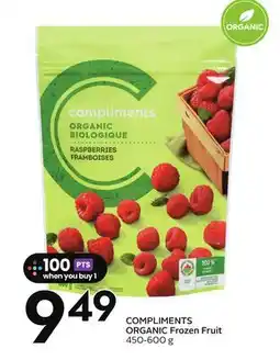 Sobeys COMPLIMENTS ORGANIC Frozen Fruit offer