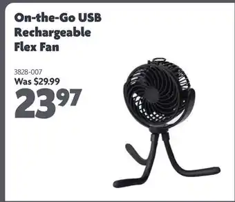 Home Hardware On-the-Go USB Rechargeable Flex Fan offer