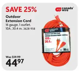 Home Hardware Outdoor Extension Cord offer