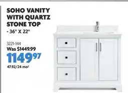 Home Hardware SOHO VANITY WITH QUARTZ STONE TOP offer
