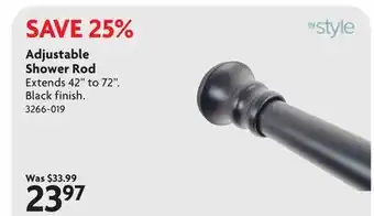 Home Hardware Adjustable Shower Rod offer