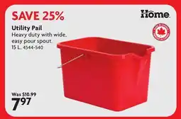 Home Hardware Utility Pail offer