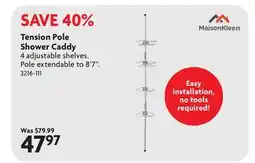 Home Hardware Shower Caddy offer
