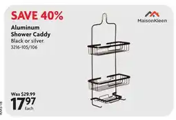 Home Hardware MAISON KLEEN Aluminum Shower Caddy offer