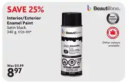 Home Hardware Interior/Exterior Enamel Paint offer