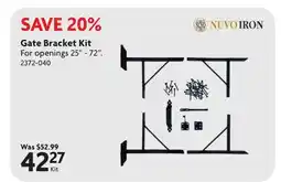 Home Hardware Gate Bracket Kit offer