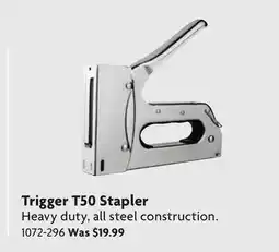 Home Hardware BENCHMARK Trigger T50 Stapler offer