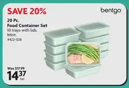 Home Hardware 20 Pc. Food Container Set offer