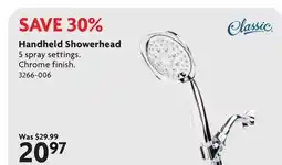 Home Hardware Handheld Showerhead offer