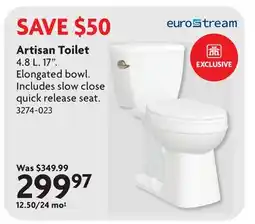 Home Hardware EUROSTREAM Artisan Toilet offer
