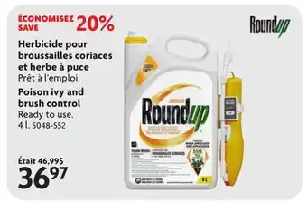 Home Hardware Poison ivy and brush control offer