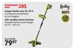 Home Hardware 20V cordless lawn trimmer offer