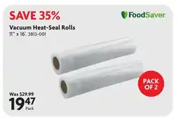 Home Hardware Vacuum Heat-Seal Rolls offer