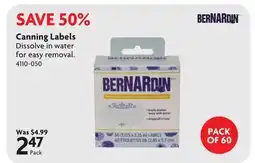 Home Hardware Canning Labels offer