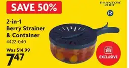 Home Hardware 2-in-1 Berry Strainer & Container offer