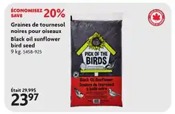Home Hardware Black oil sunflower bird seed offer