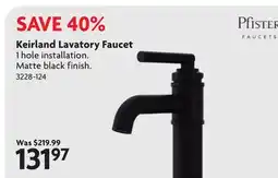 Home Hardware Keirland Lavatory Faucet offer