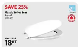 Home Hardware Plastic Toilet Seat offer