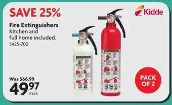 Home Hardware Fire Extinguishers offer