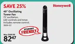 Home Hardware 40 Oscillating Tower Fan offer