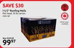 Home Hardware 1-1/2 Roofing Nails offer