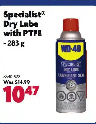 Home Hardware Specialist Dry Lube with PTFE offer