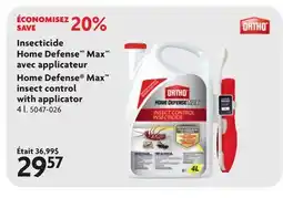 Home Hardware Home Defense Max insect control with applicator offer