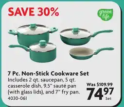Home Hardware 7 Pc. Non-Stick Cookware Set offer