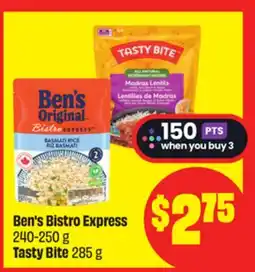 FreshCo Ben's Bistro Express 240-250g Tasty Bite 285g offer