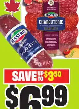 FreshCo Mastro Salametti 300 g Mastro Charcuterie 200 g offer