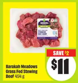 FreshCo Barakah Meadows Grass Fed Stewing Beef 454 g offer