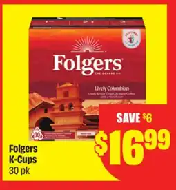 FreshCo Folgers K Cup 30 pk offer
