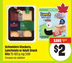 FreshCo Schneiders Stackers, Lunchmate or Adult Snack Kits 75-120 g offer