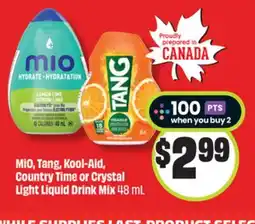 FreshCo Mio, Tang, Kool-Aid, Country Time or Crystal Light Liquid Drink Mix 48 mL offer