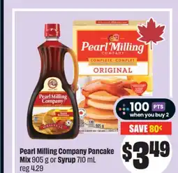 FreshCo Pearl Milling Company Pancake Mix 905 g or Syrup 710 mL offer