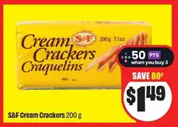 FreshCo S&F Cream Crackers 200 g offer