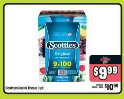 FreshCo Scotties Facial Tissue 9 Pk offer