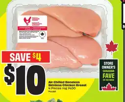 FreshCo Air Chilled Boneless Skinless Chicken Breast 4 Pieces offer