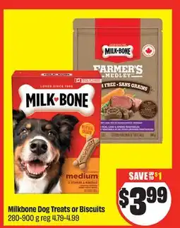 FreshCo Milkbone Dog Treats or Biscuits 280-900 offer