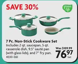 Home Hardware 7 Pc. Non-Stick Cookware Set offer